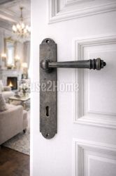 House2home El Yapımı Pirinç Kapı Kolu Takımı Oda & Yale