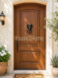 House2Home El Yapımı Koç Taktak Kapı Tokmağı  | Pirinç Vintage Dekoratif Kapı Aksesuarı 