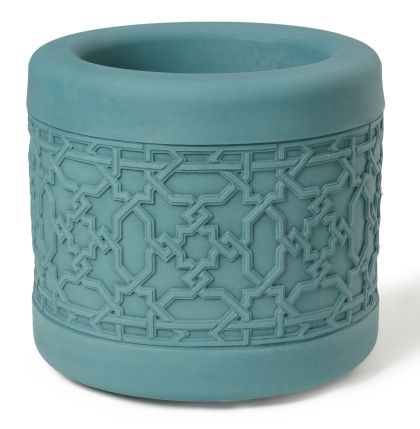 House2home Taş Görünümlü Dış Mekan Büyük Saksı Yükseklik: 50 cm - Dış Çap 55 cm - İç Çap 37 cm