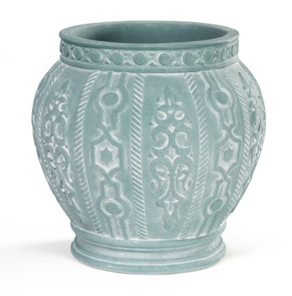 House2home Taş Görünümlü Dış Mekan Büyük Saksı Yükseklik: 48cm Dış Çap:49cm İç Çap:30 cm