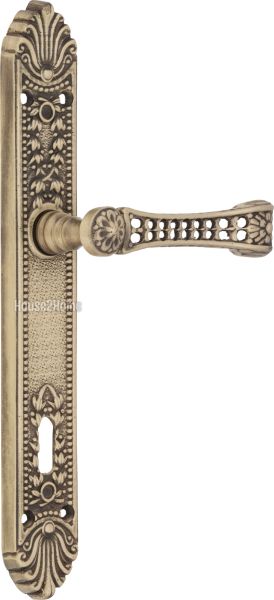 House2home El Yapımı Pirinç Aynalı Kapı Kolu Takımı