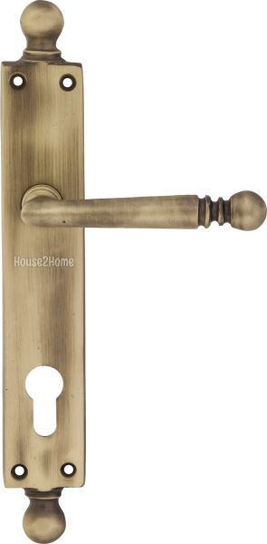 House2home El Yapımı Pirinç Aynalı Kapı Kolu Takımı